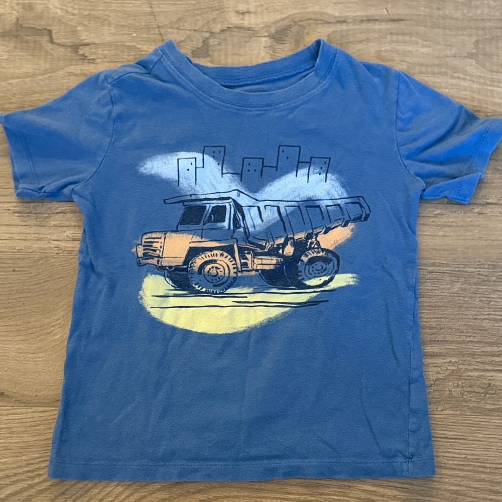 5/$25: OshKosh B'gosh Blue Dump Truck Tee